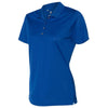 adidas Golf Women's Collegiate Royal Shadow Stripe Sport Shirt