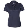 adidas Golf Women's Navy Shadow Stripe Sport Shirt