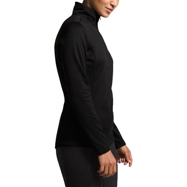 The North Face Women's Black Tech Mezzaluna 1/4 Zip