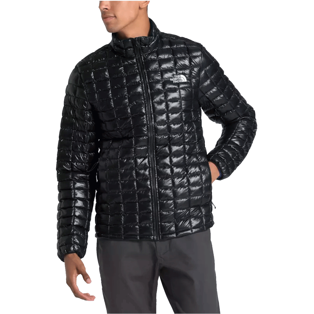 Mens black north face best sale thermoball jacket