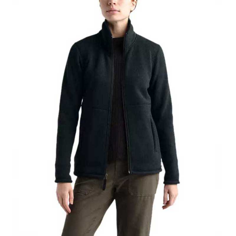 The North Face Women's Black Heather Crescent Full Zip