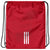 adidas Collegiate Red Vertical 3-Stripes Gym Sack