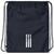 adidas Navy Vertical 3-Stripes Gym Sack