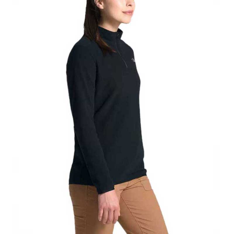 The North Face Women's Black TKA Glacier Quarter Zip Pullover