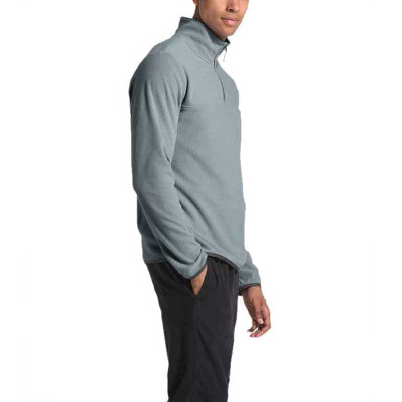 The North Face Men's Mid Grey TKA Glacier Quarter Zip Pullover