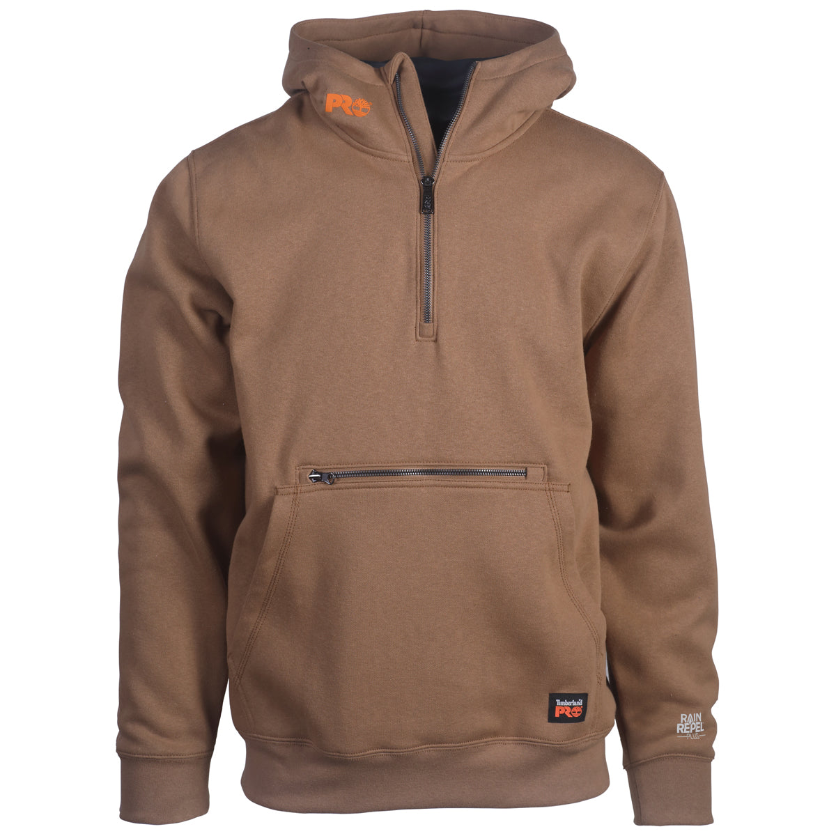 Mens Timberland Logo Hoodie - Wheat