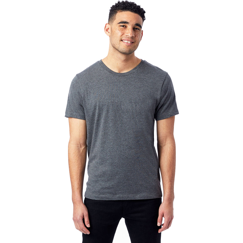 Alternative Apparel Unisex Dark Heather Grey Go-To T-Shirt