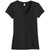 Alternative Apparel Women's Black Everyday Cotton Modal V-Neck