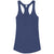 Alternative Apparel Women's Navy Shirttail Satin Jersey Tank