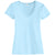 Alternative Apparel Women's Blue Sky The Keepsake V-Neck Vintage 50/50 Tee