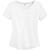 Alternative Apparel Women's White Backstage Vintage 50/50 Tee