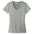 Alternative Apparel Women's Heather Grey Runaway Blended Jersey V-Neck Tee