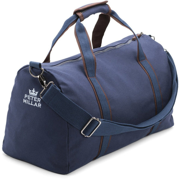 Peter Millar Navy Canvas Duffle Bag