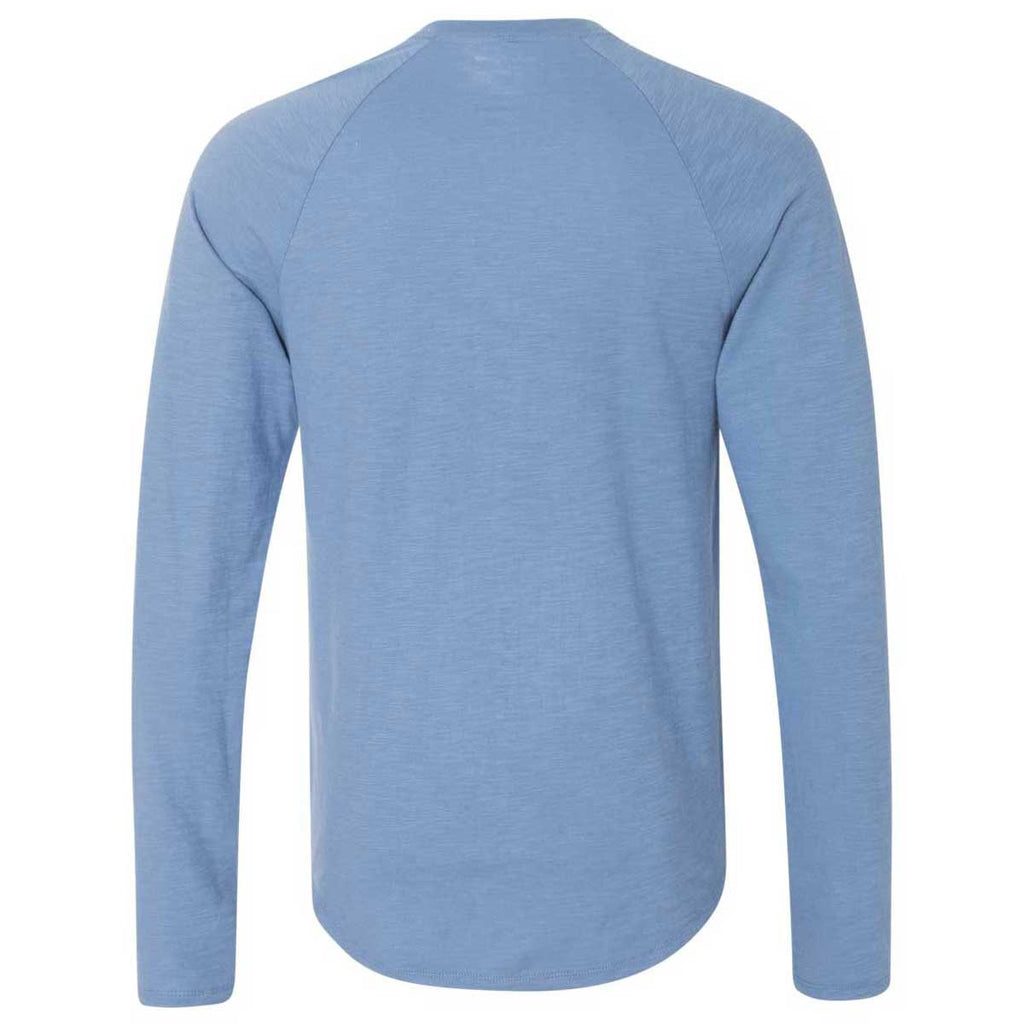 Champion Men's Blue Jazz Originals Slub Henley