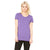 Bella + Canvas Women's Purple Triblend Short-Sleeve T-Shirt