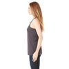 Bella + Canvas Women's Dark Grey Flowy Racerback Tank