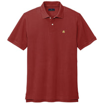 Brooks Brothers Men's Rich Red Pima Cotton Pique Polo