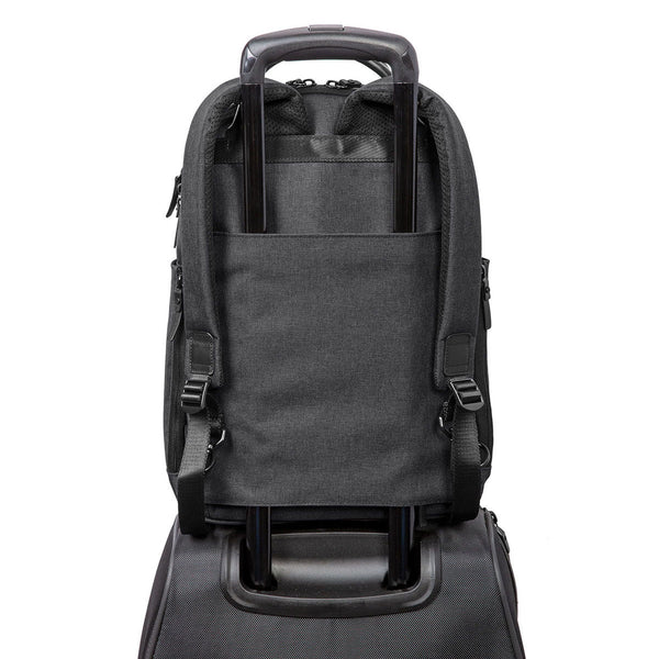 Brooks Brothers Heather Grey Grant Dual-Handle Backpacks