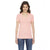 American Apparel Women's Apricot Poly-Cotton Short Sleeve Crewneck T-Shirt