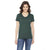 American Apparel Women's Heather Forest Poly-Cotton Short Sleeve Crewneck T-Shirt