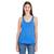 American Apparel Women's Heather Lake Blue Poly-Cotton Racerback Tank