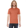 American Apparel Unisex Heather Orange 50/50 Short Sleeve Tee