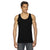 American Apparel Unisex Black Poly-Cotton Tank