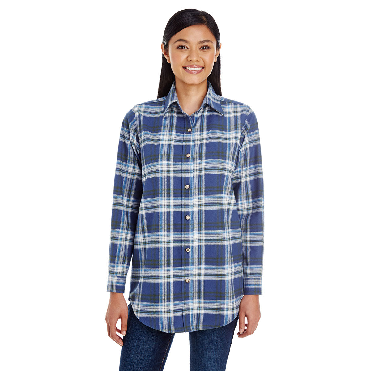 Classic Back Packer Flannel Shirt W/ Plaid Design