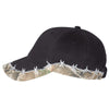 Outdoor Cap Black/Realtree Edge Barbed Wire Camo Cap