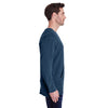 Comfort Colors Men's True Navy French Terry Crew With Pocket