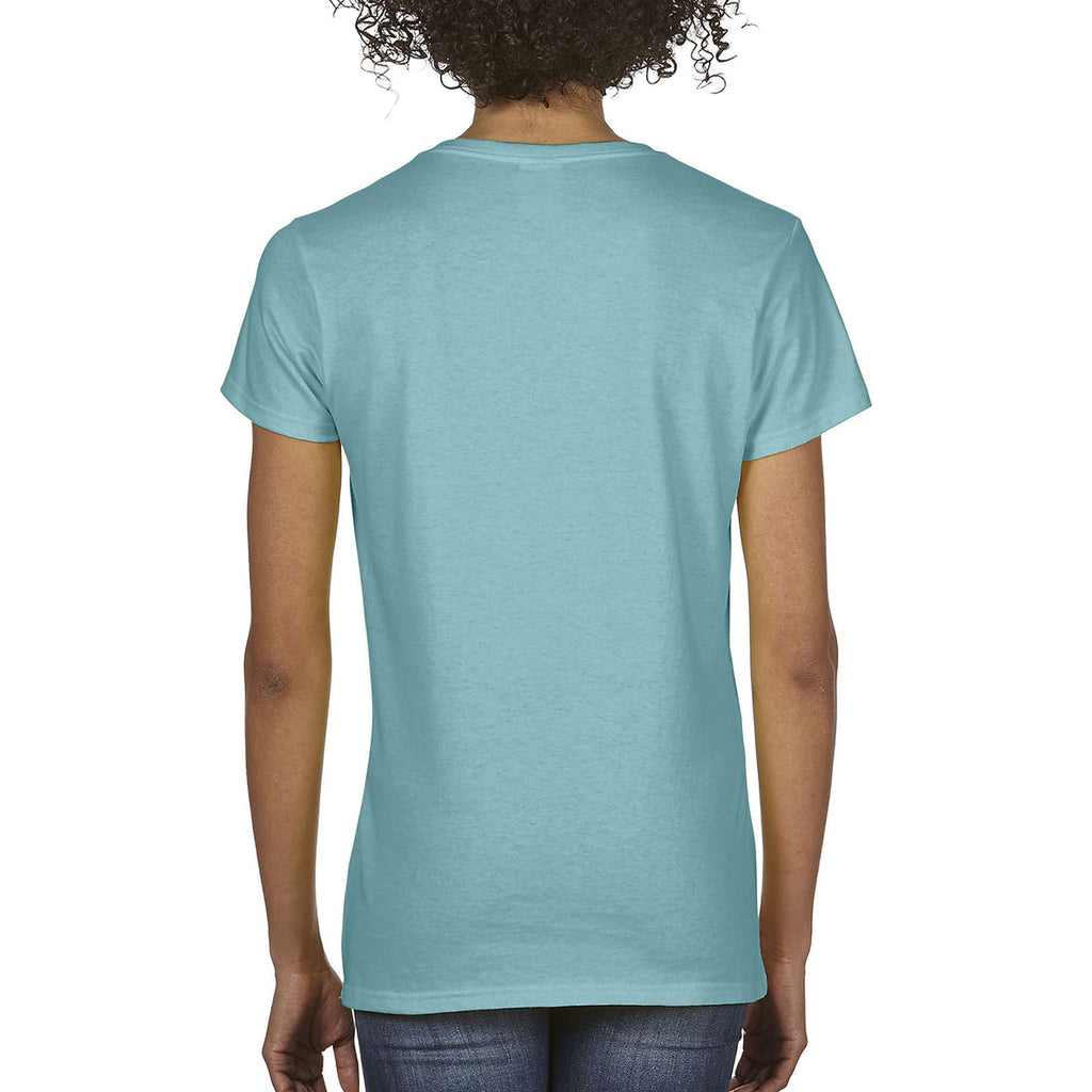 Comfort Colors Women's Chalky Mint Midweight RS V-Neck T-Shirt