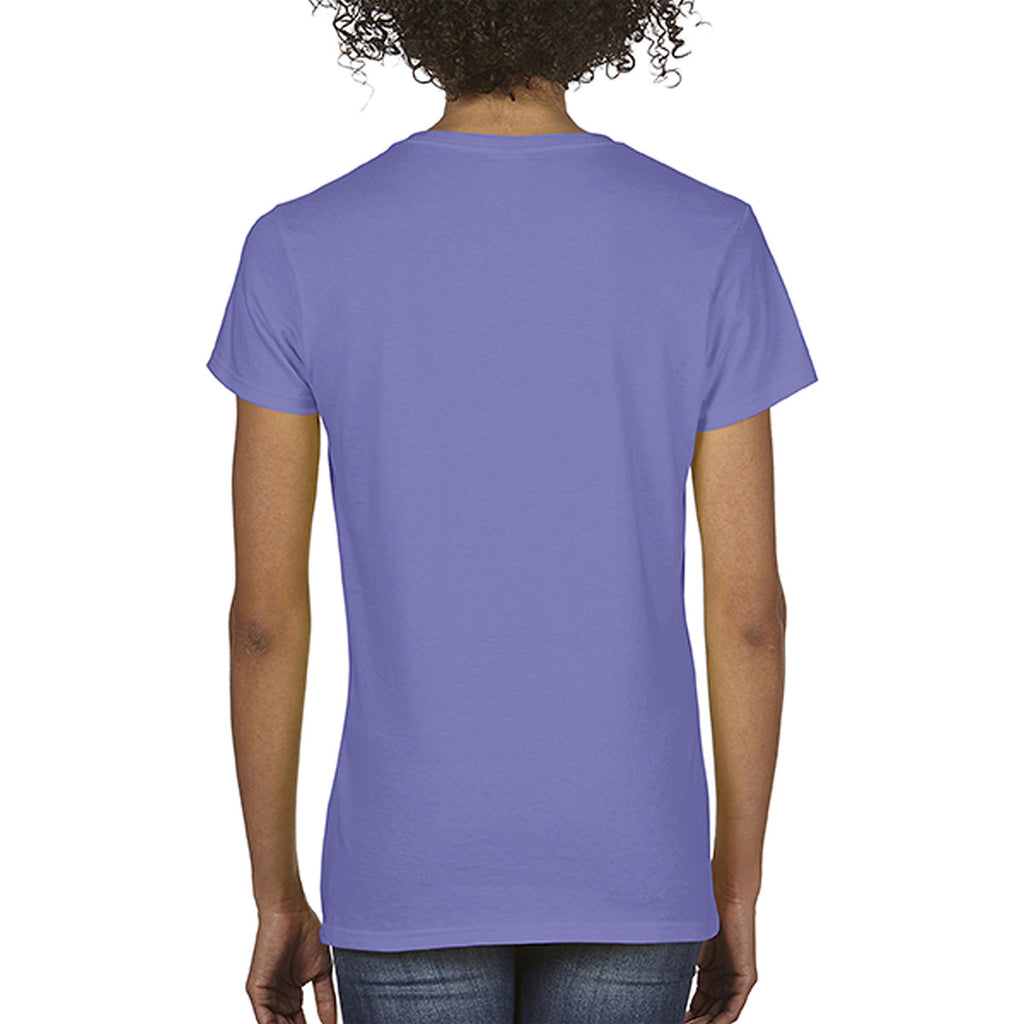 Comfort Colors Women's Violet Midweight RS V-Neck T-Shirt