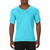 Comfort Colors Men's Lagoon Blue 5.4 Oz. V-Neck T-Shirt