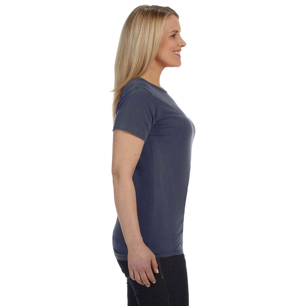 Comfort Colors Women's Denim 4.8 Oz. Fitted T-Shirt