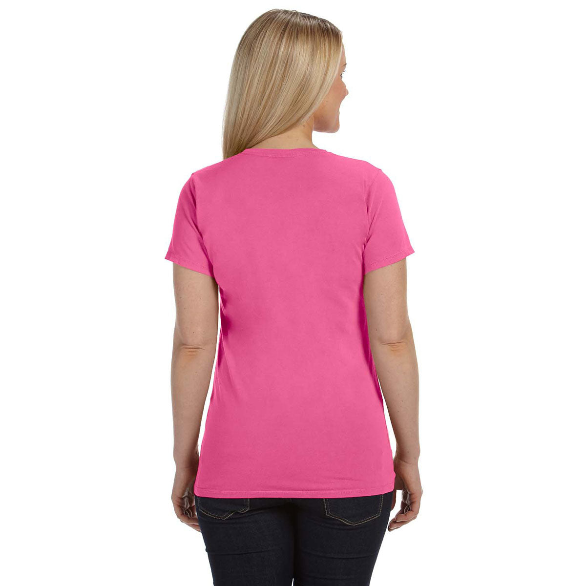 Adult Core Cotton Tee - Neon Pink (Blank) – Grit and Glitter Sports