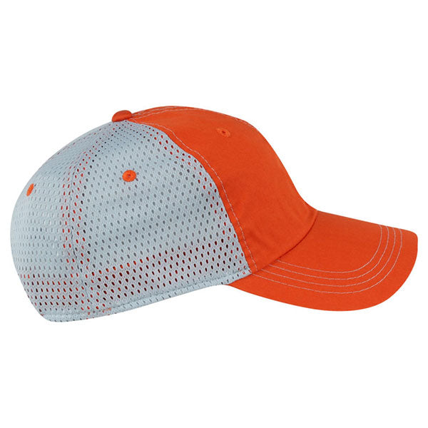 AHEAD University Orange/Grey Lightweight Mesh Back Cap