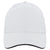 AHEAD White/Black Textured Poly Solid Cap