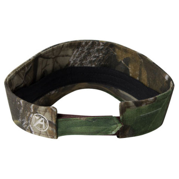 AHEAD Hd Green/Camo Real Tree Hardwoods Visor