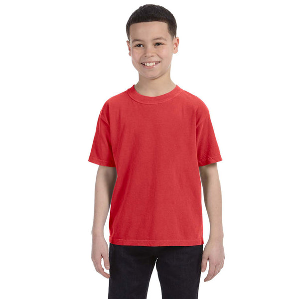 Comfort Colors Youth Red 5.4 Oz. T-Shirt