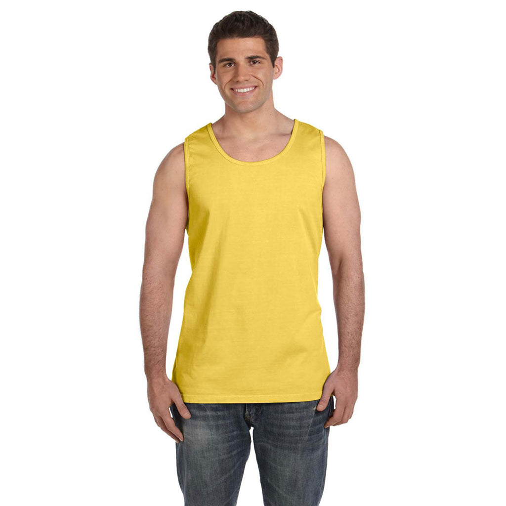 Comfort Colors Men's Neon Yellow 6.1 Oz. Tank