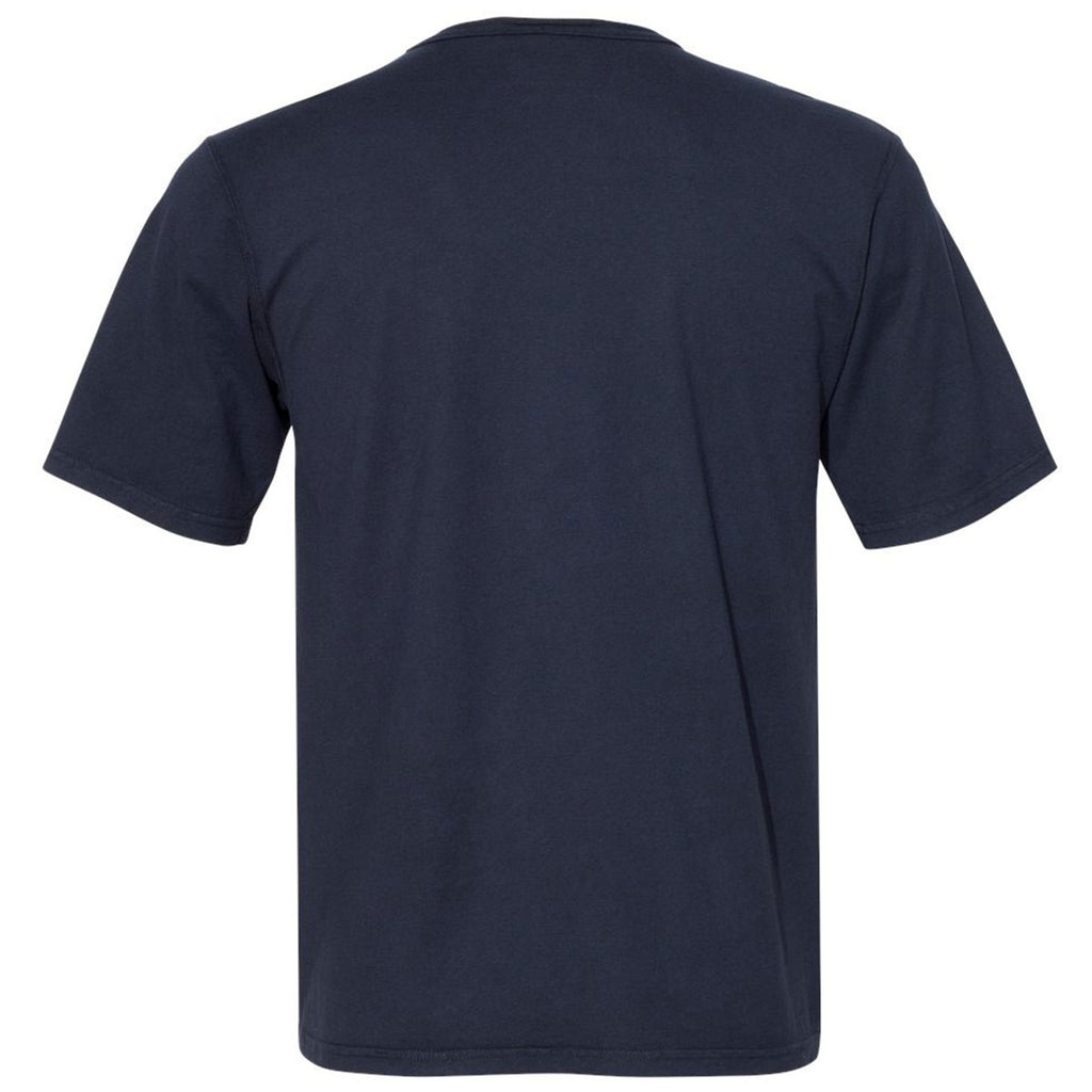 Champion Men's Navy Garment Dyed Short Sleeve T-Shirt