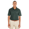 Core 365 Men's Forest/Carbon Express Microstripe Performance Pique Polo