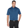 Callaway Men's Navy Heather Heathered Jaquard Polo