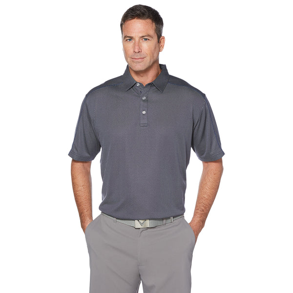 Callaway Men's Peacoat Navy Diagonal Stripe Polo