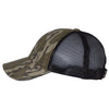 Outdoor Cap Mossy Oak Bottomland/Black Washed Brushed Mesh Cap