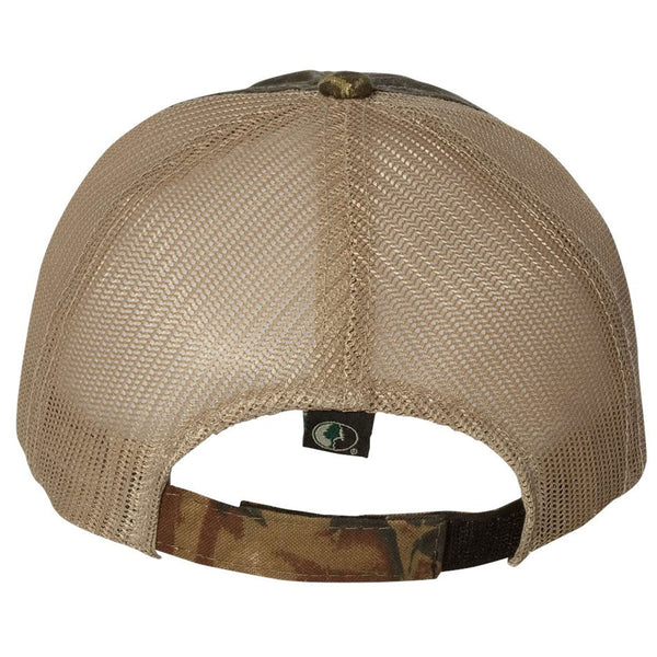 Outdoor Cap Mossy Oak Breakup/Khaki Washed Brushed Mesh Cap