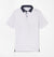 UNRL Men's White Classic Dot Polo