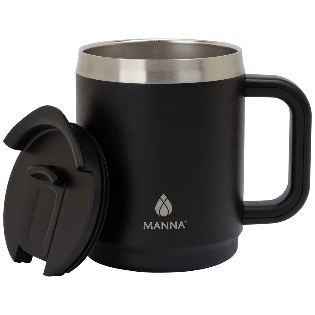 Gifts for Men or Women Stainless Steel Coffee Mug/Tumbler Black 14 Ounces