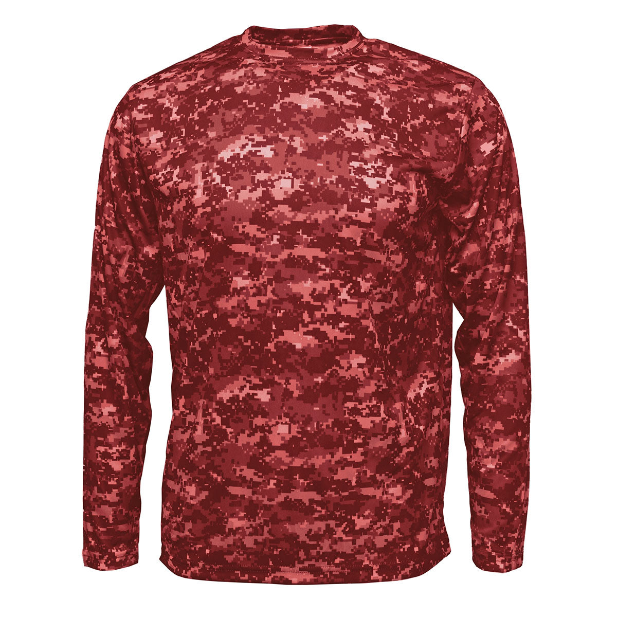 maroon camo shirt