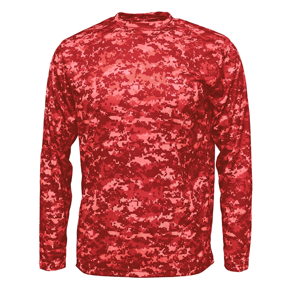 red digital camo shirt